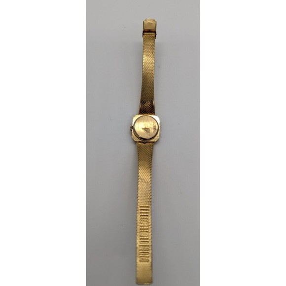 Vintage Women's DeCesare Italian 17 Jewels Wind Up Watch Gold Plate Runs Great - Picture 3 of 8